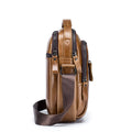 Men's Genuine Leather Shoulder Bag Messenger Briefcase CrossBody Handbag Brown
