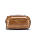 Men's Genuine Leather Shoulder Bag Messenger Briefcase CrossBody Handbag Brown