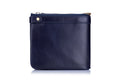 Men's Genuine Leather Wallet RFID Blocking Slim Stylish Bifold Wallet Blue