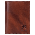 Mens Genuine Leather Bifold Wallet RFID Blocking Credit Card Holder Coffee