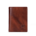 Mens Genuine Leather Bifold Wallet RFID Blocking Credit Card Holder Coffee