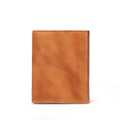 Mens Genuine Leather Bifold Wallet RFID Blocking Credit Card Holder Coffee Brown