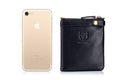Mens Genuine Leather Wallet Extra Capacity Billfold with 14 Card Slots Black