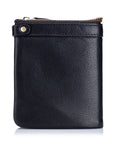 Mens Genuine Leather Wallet Extra Capacity Billfold with 14 Card Slots Black
