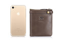 Mens Genuine Leather Wallet Extra Capacity Billfold with 14 Card Slots Brown