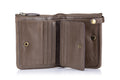 Mens Genuine Leather Wallet Extra Capacity Billfold with 14 Card Slots Brown