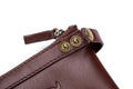 Mens Genuine Leather Wallet Extra Capacity Billfold with 14 Card Slots Coffee