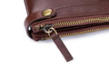 Mens Genuine Leather Wallet Extra Capacity Billfold with 14 Card Slots Coffee