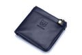 Mens Genuine Leather Wallet RFID Blocking Slim Stylish Bifold Wallet Blue