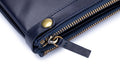 Mens Genuine Leather Wallet RFID Blocking Slim Stylish Bifold Wallet Blue