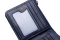 Mens Genuine Leather Wallet RFID Blocking Slim Stylish Bifold Wallet Blue