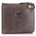 Mens Genuine Leather Wallet RFID Blocking Slim Stylish Bifold Wallet Brown