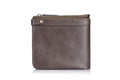 Mens Genuine Leather Wallet RFID Blocking Slim Stylish Bifold Wallet Brown