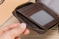 Mens Genuine Leather Zipper Wallet RFID Secure Multi-card Coin Purse Coffee