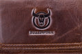 Mens Leather Casual Waist Fanny Pack Bag Belt Mobile Phone Bag Brown