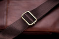 Mens Leather Fanny Pack Vintage Crossbody Chest Waist Belt Bag Coffee