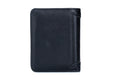 Mens Leather Trifold RFID Wallet With 2 ID Window With Gift Box  Black