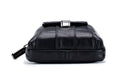 Mens Leather Waist Belt Phone Bag Mini Crossbody Shoulder Bag Purse Black VERTICAL