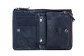 Mens Leather Wallet with Coin Pocket RFID Bifold Purse Card Holder Gift Black