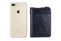 Mens Leather Wallet with Coin Pocket RFID Bifold Purse Card Holder Gift Black