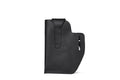 Mens Vintage Leather Belt Bag Cell Phone Purse Waist Bag Black