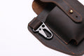 Mens Vintage Leather Belt Bag Cell Phone Purse Waist Bag Brown